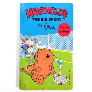 Heathcliff The Big Sport 1991 Comic Strip Paperback Geo Gately Tor Books